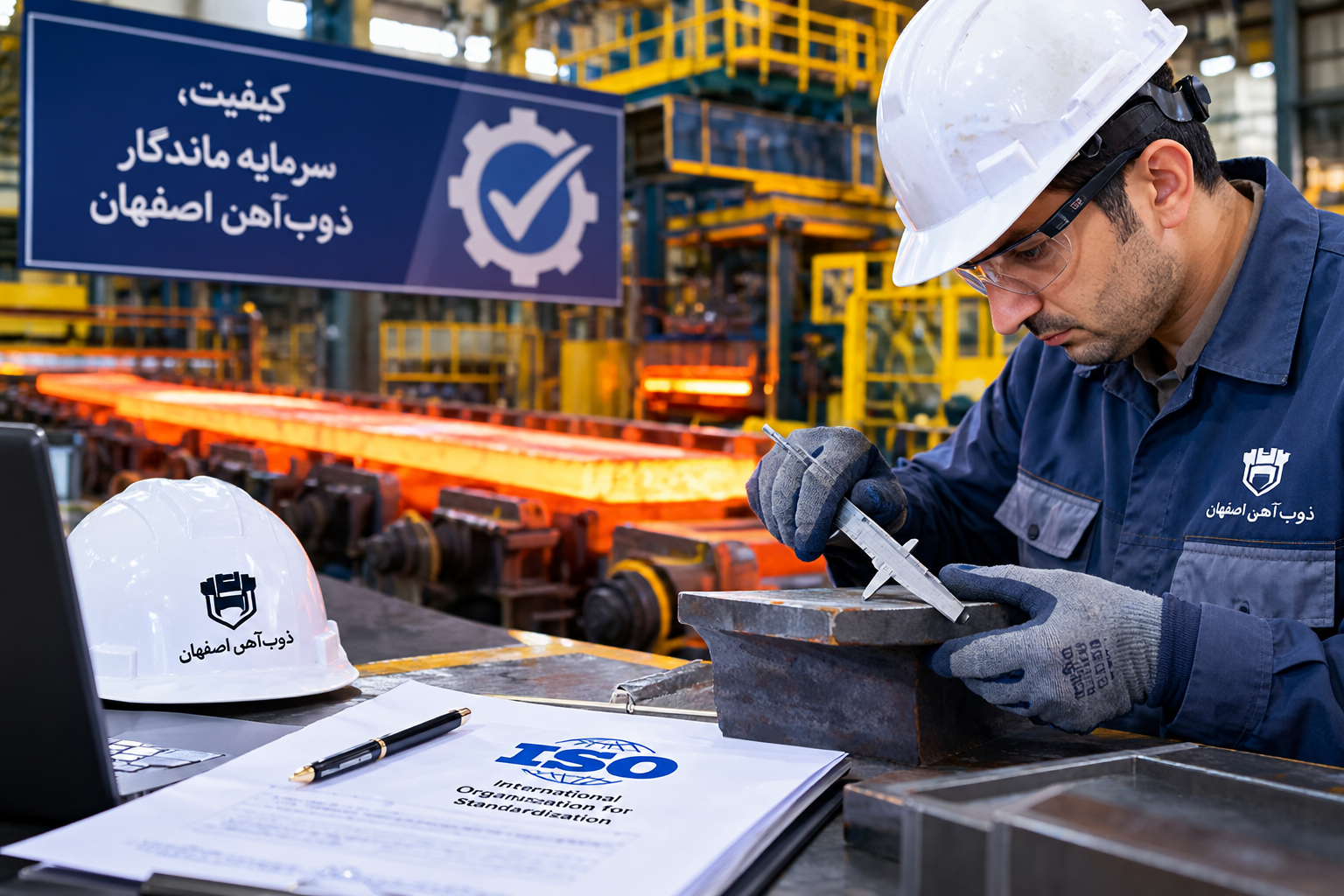 ذوبآهن اصفهان؛ کیفیت پایدار در سایه استاندارد