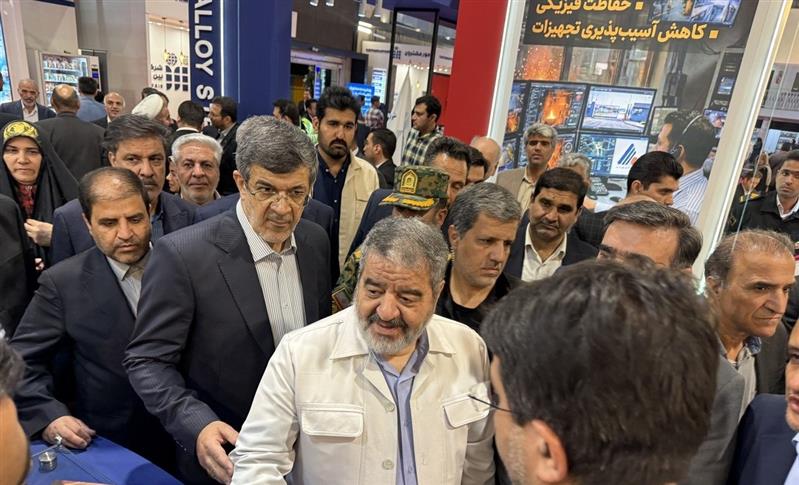 فولاد مبارکه در نمایشگاه ملی تابآوری و پدافند غیرعامل یزد